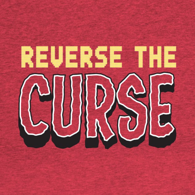 Reverse The Curse promotional t shirt red by tsengaus